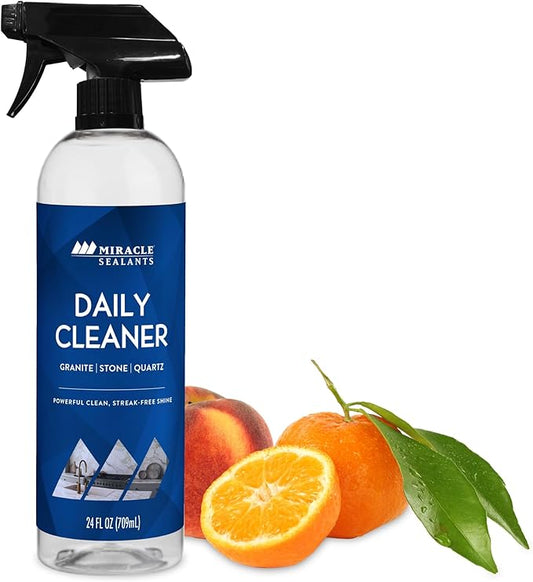 Miracle Sealants Daily Cleaner for Granite, Quartz, Marble, Quartzite, Countertops pH Neutral, 24 oz