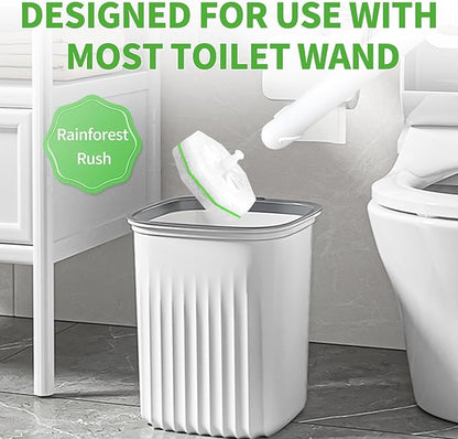 80 Count Toilet Wand Refills for Clorox, Disposable Toilet Brush for Clorox ToiletWand Cleaning System, Upgrade Toilet Bowl Cleaner Refill Pads for Closestool Cleaning,No Falling Apart,Rainforest Rush