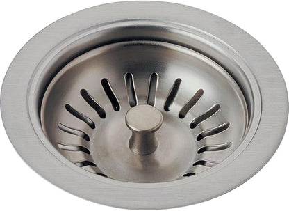 Delta Faucet 72010-SS Flange and Strainer Kitchen Sink, Arctic Stainless, 4 1/2 inch