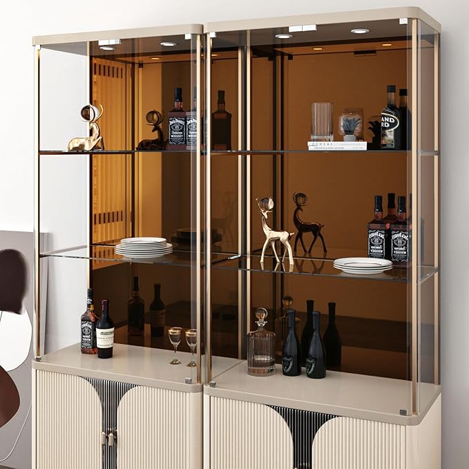 Wallercity Tawny Mirror Stickers for Wall Decor Peel and Stick Mirrors Contact Paper for Crafts Self Adhesive Flexible Mirror Sheets Wallpaper for Countertops Dresser Mirrors Wall Decor 15.8''x236''