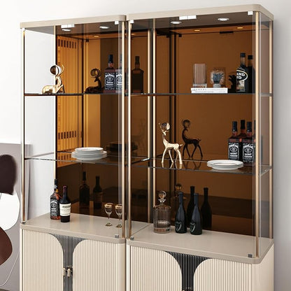 Wallercity Tawny Mirror Stickers for Wall Decor Peel and Stick Mirrors Contact Paper for Crafts Self Adhesive Flexible Mirror Sheets Wallpaper for Countertops Dresser Mirrors Wall Decor 15.8''x236''