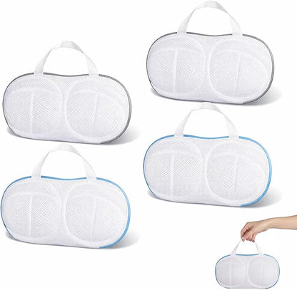 4Pcs Bra Washing Bags for Laundry, Mesh Laundry Bags for Delicates, Garment Bag for Washing Machine Suitable for Protect Clothing From Deformation