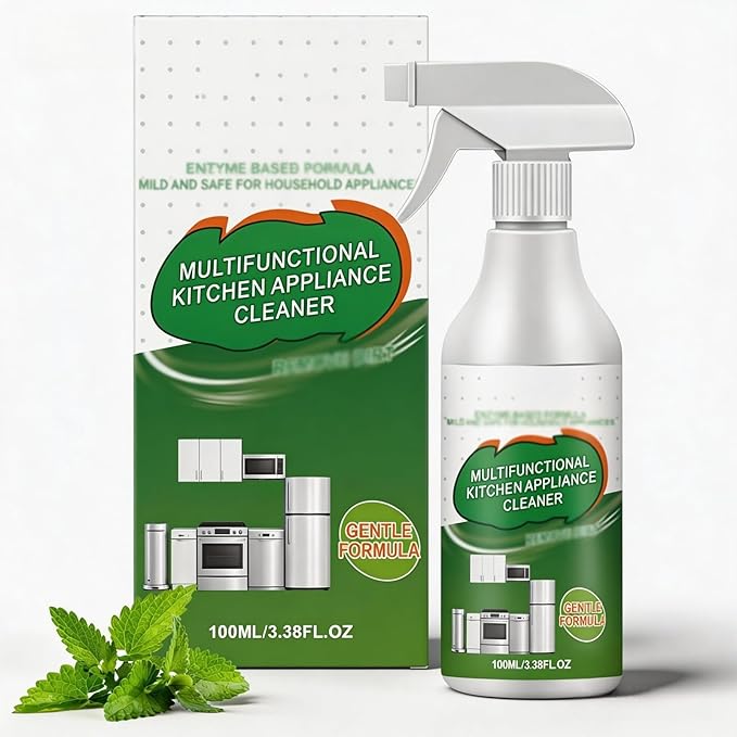 Multi-Purpose Enzyme Foam Cleaner, Versatile – Kitchen & Home, Powerful Multipurpose Kitchen Appliance Cleaner Spray, Kitchens Cleaners Spray, Powerful Cleaning, Effortless Shine (1PC)