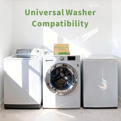 Washing Machine Cleaner Tablets 24 Pack, Washer Machine Cleaner Tablets For HE Front Loader & Top Load Washer