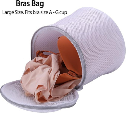 Kimmama Lingerie Bags for Washing Delicates, Garment Bag for Washing Machine, Mesh Laundry Bags for Cleaning Clothes, Coat, Dress, Sweater, Shirts, Toys, 3L