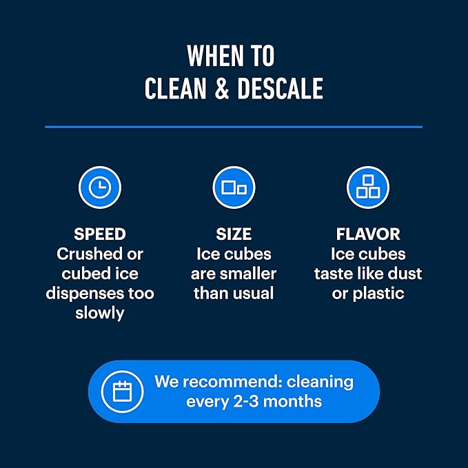 Essential Values Ice Machine Cleaner and Descaler 16 fl oz - Ice Maker Cleaner Compatible with All Major Brands (Scotsman, KitchenAid, Affresh, Opal, Manitowoc) - 3 pack Sanitizer