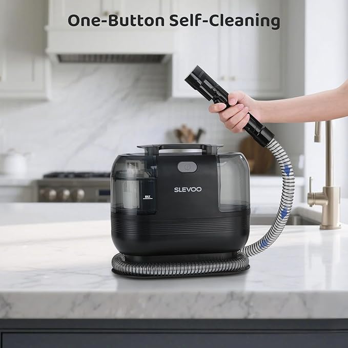 500W Powerful Carpet Cleaner Machine - 12Kpa Strong Suction, Portable Upholstery Cleaner For Pet Accident, Rugs, Carpet And Upholstery