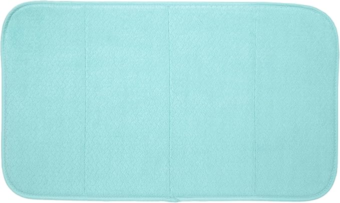 All-Clad Premium Reversible Dish Drying Mat for Kitchen: 16" x 28" Ultra-Absorbent, Long-Lasting, No Condensation, and Oversized for Large Pots and Pans - 1 Pack, Rainfall