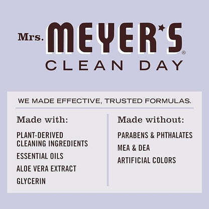 MRS. MEYER'S CLEAN DAY Liquid Dish Soap, Cruelty Free Formula, Lavender Scent, 16 oz (Pack of 2)