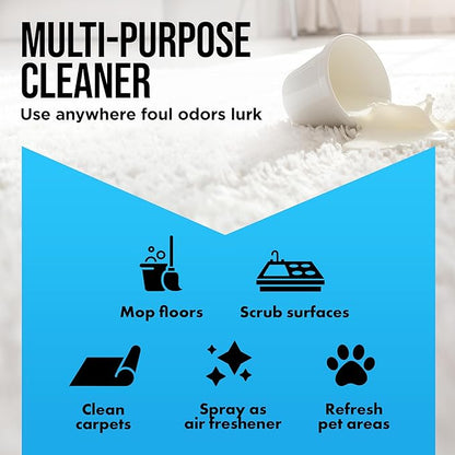 Harris Odor Eliminator and Cleaner Concentrate - 1 Gallon - Fresh & Clean Scent