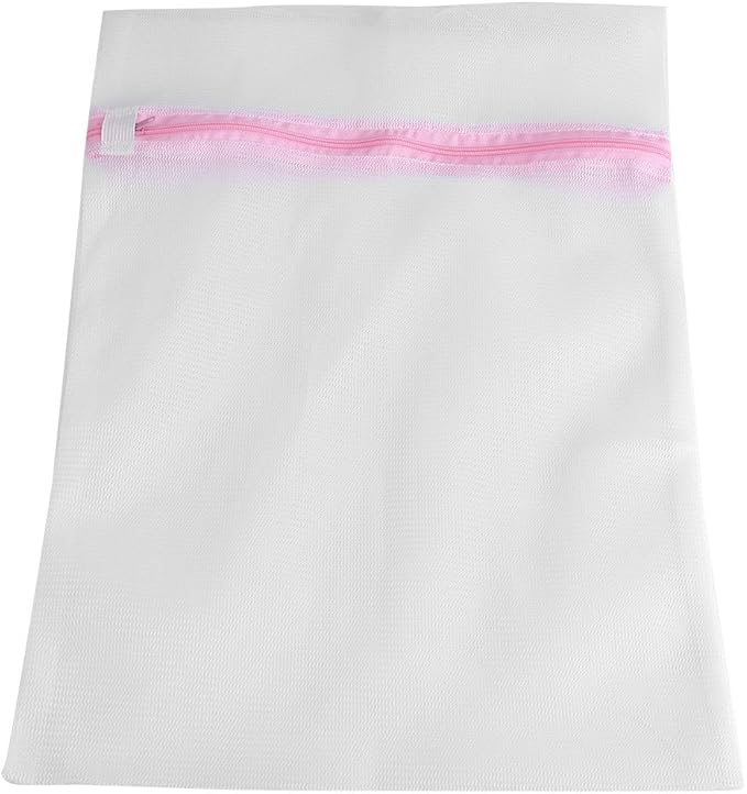 2 Mesh Laundry Bags for Delicate Garments - Fine Mesh Wash Machine Bags for Women's Underwear, Bras, Hosiery, Stockings, Blouses (40x50cm)