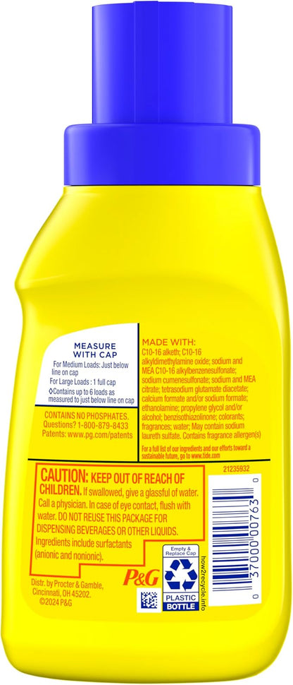Tide Simply All-In-One Liquid Laundry Detergent, Refreshing Breeze Scent, 10 fl oz Each (Pack of 12)