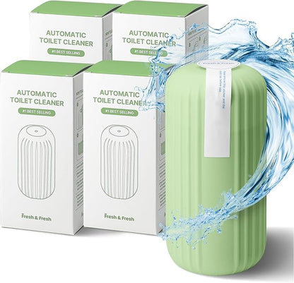 Fresh & Fresh Automatic Toilet Bowl Cleaners (Forest Green) - 4 Bottles(UPTO 2500 FLUSHES/Bottle), Commercial and Residential Toilet Cleaner 3-4 MONTH Lasting Toilet Bowl Cleaner Bottle