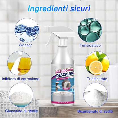 Bathroom Descaler Cleaner, 2026 New Multipurpose Stubborn Stains Cleaner, Bathroom Descaler Cleaners, Bathrooms Cleaning Foam Spray for Kitchen Bath Sink Glass (2)