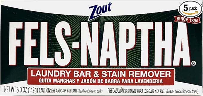 Fels-Naptha Laundry Soap Bar (Pack of 5)