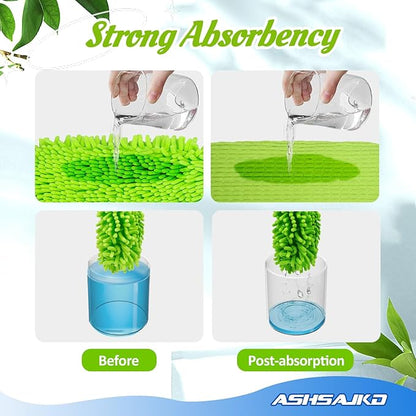 8Pcs for Swiffer Reusable Dry Sweeping Cloths Microfiber Wet Mop Pads Compatible with Swiffer Sweeper Mop ,Replacement Wet Mopping pad Refills & for Swiffer Sweeper Mop