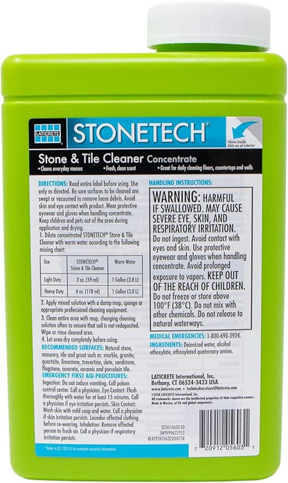 STONETECH Stone & Tile Cleaner, 1 Quart/32OZ (946ML) Bottle