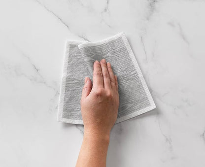 Martha Stewart Swedish Kitchen Absorbent Sponge Dish Cloths, Faux Bois, 12 Count