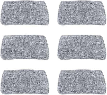 GF-6610 Steam Mop Pads - Washable Microfiber Replacement Cloths Compatible with GorFanty GF-6610B, Neugo NE033/NE033M & Mxnsewr Steam Mops (6 Pack)