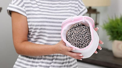 Mamlyn Mesh Bra Bags for Washing Machine, Lingerie wash Bags for Laundry