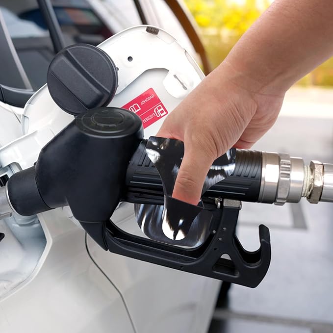 KIBBEH Reusable Silicone Fuel Glove, Protect Hands from Filthy Gas Pump Handles and Keypads, Durable and Universal