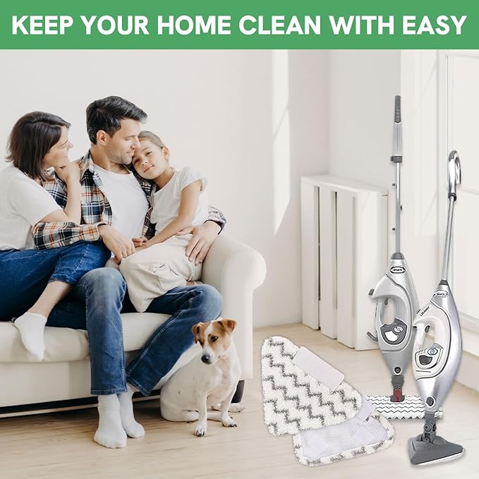 Sgizoku Triangle Steam Mop Replacement Pads for Shark Lift-Away Pro Steam Pocket Mop and Shark Genius Steam Pocket Mop System S3973D S3973 S5003D S6002 Vacuum Cleaner (6 Pack)