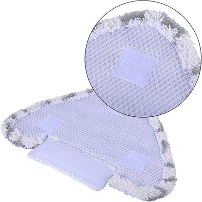 KEEPOW 3 Pack Triangle Steam Mop Pads Replacement for Shark Lift-Away S3973D S5003D S6001 S6002 S6003 3973WM S5001 S5002