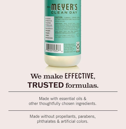 MRS. MEYER'S CLEAN DAY Room Spray, Basil Scent, 8 Fl Oz Bottle