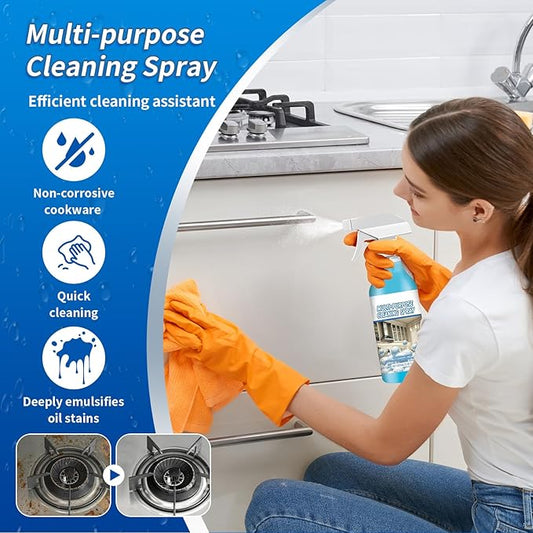 Spray Splash Cleaner, 2026 New Multi Purpose Cleaning Spray, Upgraded Foam Sprays for Ovens, Powerful Degreaser Sprays, Convenient Handheld Cleaner for Home Family Kitchen (2PCS)