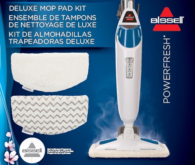 BISSELL New Genuine OEM PowerFresh Steam Mop Pads (2 pk) with Fragrance Discs (4 ct), 5938