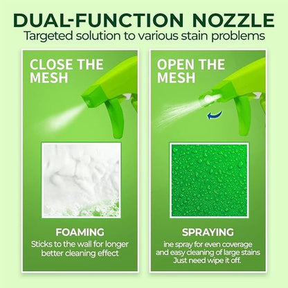 500ml Cleanways All Purpose Cleaner,Multi Surfaces Cleaner Spray Lime Coconut,Suitable for Refrigerators, Microwave Ovens, and Rice Cookers, Easy Home Cleaning with No Rinsing Required (2PCS)