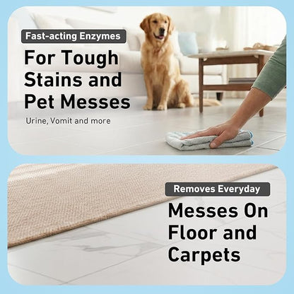 Creative Scents Multipurpose Enzyme Cleaner & Odor Remover | Deodorizer for Floor, Carpet, Drain, Pipes | Pet Urine Odor Eliminator | Enzyme Cleaner for Cat Urine & Dog Poop | Half Gallon - Original