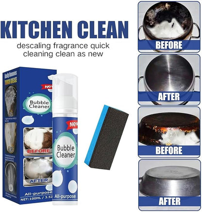 CROOT Bubble Cleaner Foam, Kitchen Foaming Heavy Oil Stain Cleaner, Powerful Stain,Stubborn Grease & Grime Remover Bubble Spray
