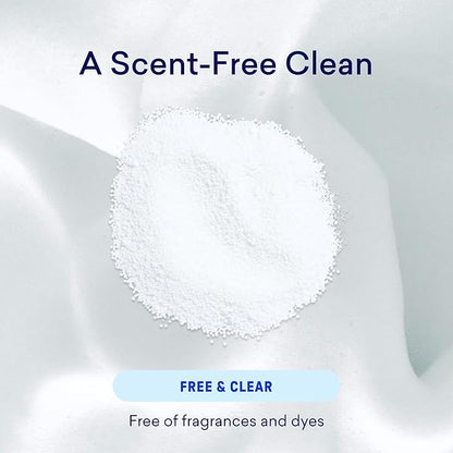 BLUELAND Oxi Laundry Booster Powder Refill 2-Pack, Fragrance Free & Clear, 50 Loads, 35.2 oz, Plastic-Free, Eco Friendly, Oxy Cleaner, Stain Remover
