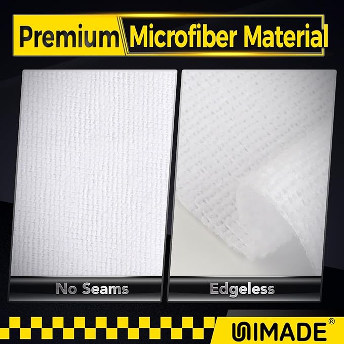 Microfiber Cleaning Cloth, 24 Pack Reusable Microfiber Towels for Cars Lint Free Cleaning Shop Towel Rags for Home Kitchen Automotive Bar Mechanic Restaurant Garage, 11"x 12", White