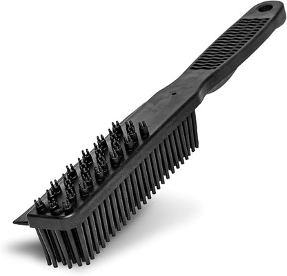 Slick Products Heavy-Duty Rubber Interior Hair Removal Brush – Automotive Carpet & Upholstery Cleaning Tool for Cars, Trucks, SUVs & RVs – Lifts Hair, Dirt & Debris from Vehicle Interiors