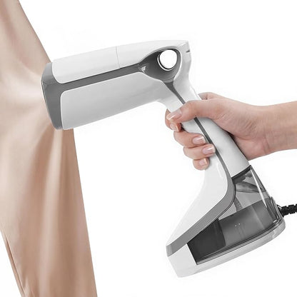 Handheld Steamer for Clothes, 5000Pa Suction Auto-Grip Vacuum Steamer & Iron for Garment Grip, Wrinkle Remove, 12 Oz Large Tank, Travel Dual Voltage