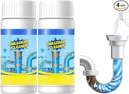 2026 New Multi-functional Sink & Drain Cleaner Powder, Quick Foaming Heavy Duty Clog Remover for Kitchen, Bathroom, Shower & Sewer Drains (4)
