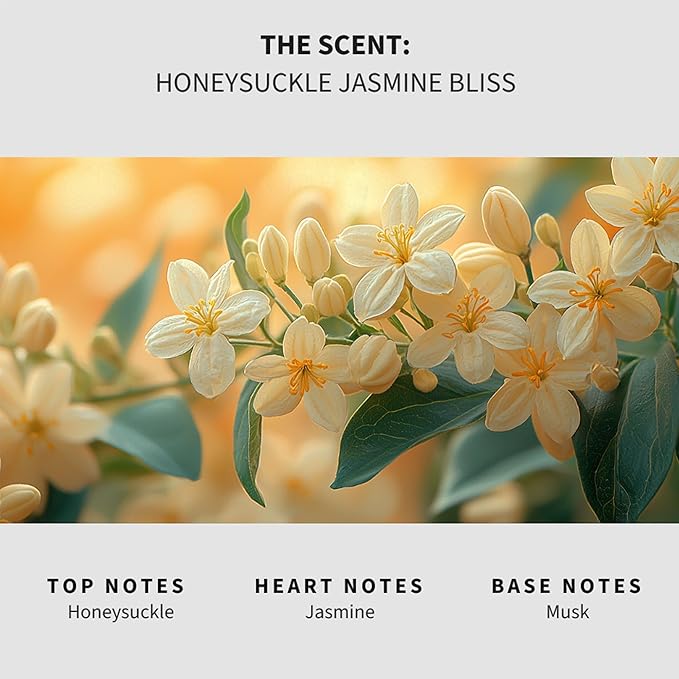 Lapew Honeysuckle Jasmine Carpet Deodorizer Powder - Pet Safe Freshener for Vacuuming | Scented Odor Eliminator for Home | 16 oz