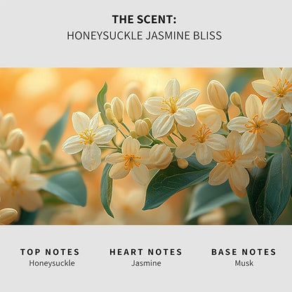 Lapew Honeysuckle Jasmine Carpet Deodorizer Powder - Pet Safe Freshener for Vacuuming | Scented Odor Eliminator for Home | 16 oz