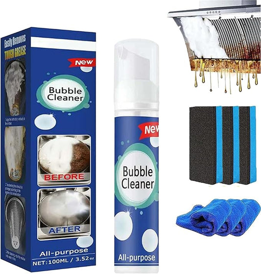 Brimetha Cleaner, Brimetha Kitchen Clean, North Moon Bubble Cleaner Foam, All-Purpose Bubble Cleaner Foam Spray Kitchen Deep Cleaning Spray (1Pcs)