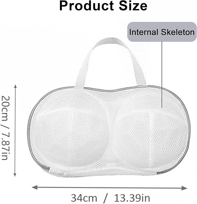 Bra Washing Bag Mesh Laundry Bags for Delicates Reusable Washable Lingerie Bags for Washing Machine Travel Laundry
