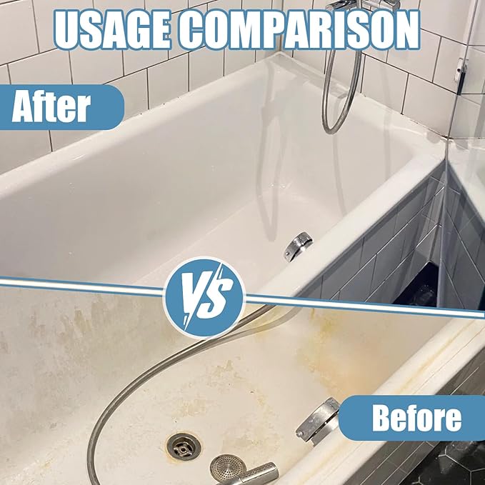 Bathroom Descaler Foam Cleaner Spray, Stubborn Stains Cleaner, Bathroom Foam Cleaner All Purpose, Bathrooms Sink Cleaner Foam (1)