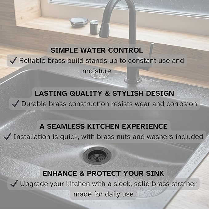 Westbrass A214-12 3-1/2" Post Style Large Kitchen Sink Basket Strainer, Oil Rubbed Bronze