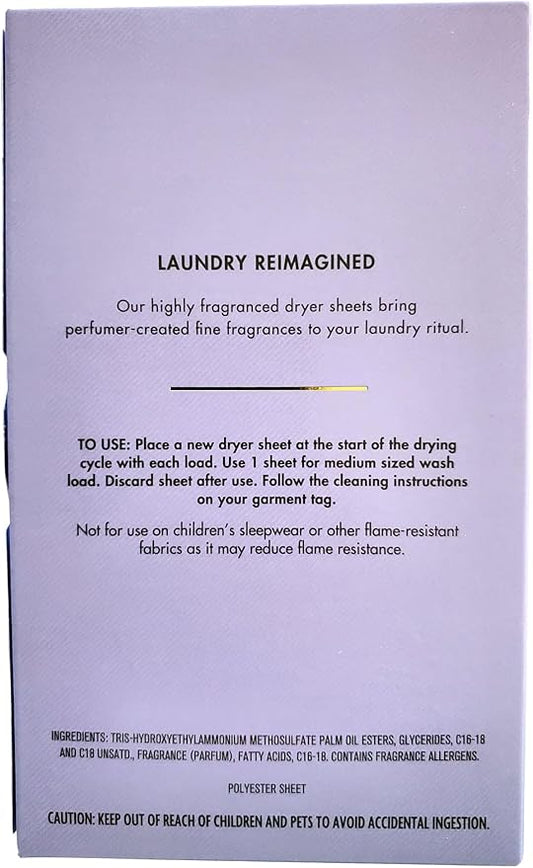 Bath & Body Works Lavender Vanilla Dryer Sheet