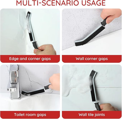 10 Pack Crevice Cleaning Brush Set, Multi-Purpose Hard Bristle Grout Brush for Bathroom Kitchen Tiles, Dish Brush for Household Cleaning, Grout Cleaner Brush for Tight Spaces and Corners