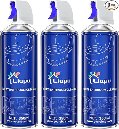 Powerful Toilet Bowl Cleaner – Rapid Stain Remover, Eliminates Limescale & Odors, Fresh Mint Scent, Eco-Friendly Formula, Safe for Pipes & Septic Tanks (3)