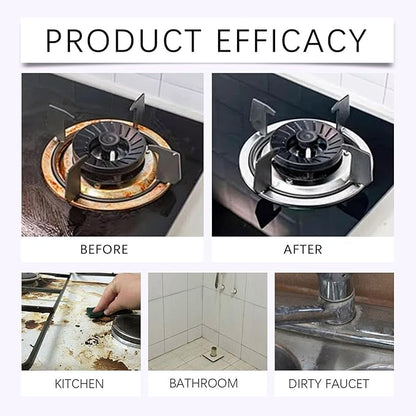 Multi-Surface Cleaner Spray All-Purpose Cleaning System with Concentrated Tablets Effective Oven & Kitchen Degreaser, Reusable Bottle for Home Bathroom & Grill 12 Tablets (1pcs)