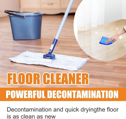 Floor Cleaner, Multipurpose Floor Cleaner Liquid, Glossy Clean Floor Cleaners, Powerful Decontamination, Household High-Performance Cleaner for Wood, Tile (2sets)