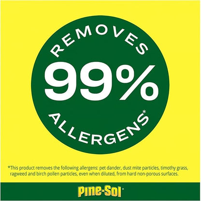 Pine-Sol Multi Surface Cleaner, 2 Pack, Concentrated Multi Purpose Cleaner and Degreaser for Kitchen and Bathroom, Makes 5 Gallons, Lemon Fresh Scent, 10.75 oz. Each